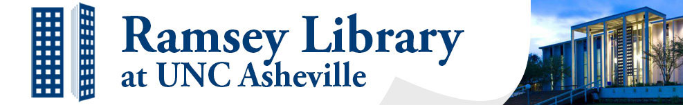 Ramsey Library website banner image